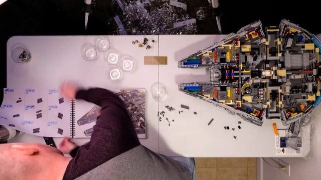 Building a 7500-piece LEGO Star Wars Millennium Falcon 75192 - Time-Lapse смотреть онлайн