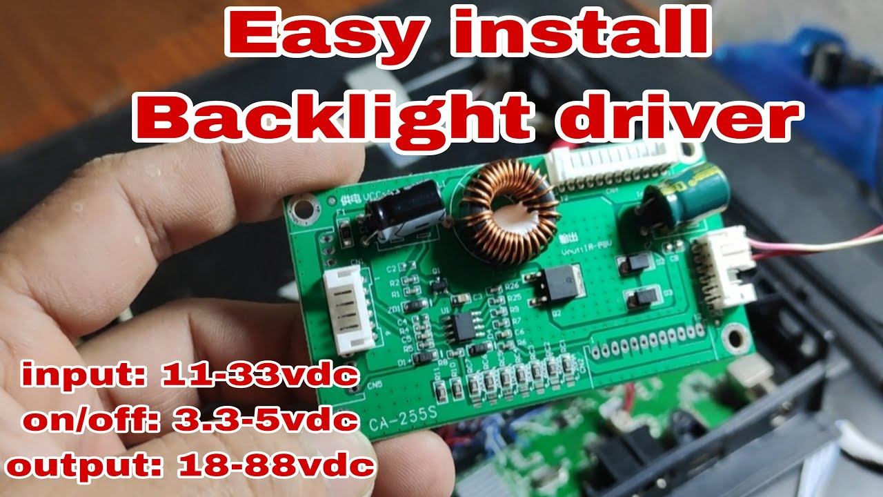 How to install backlight driver in easiest way // Led/LCD tv / Jude Master смотреть онлайн