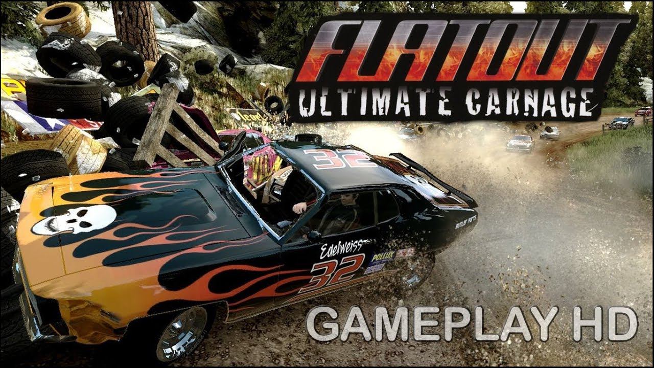 FlatOut: Ultimate Carnage - Gameplay HD смотреть онлайн