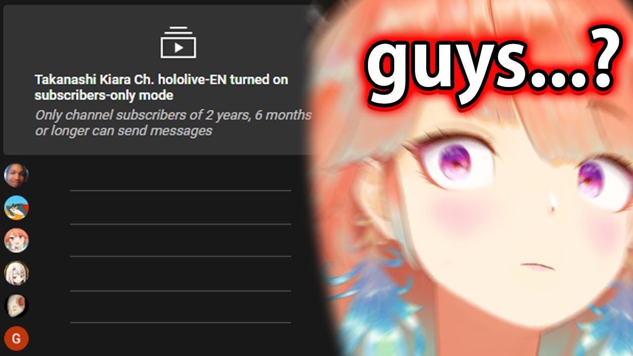 Kiara tried out 2.5 year subscriber only chat and... смотреть онлайн