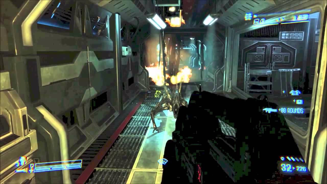 LeTechnophobe plays... Aliens: Colonial Marines! [Part 1] Derping around. смотреть онлайн