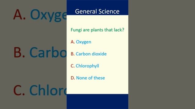 General science fungi lack chlorophyll смотреть онлайн