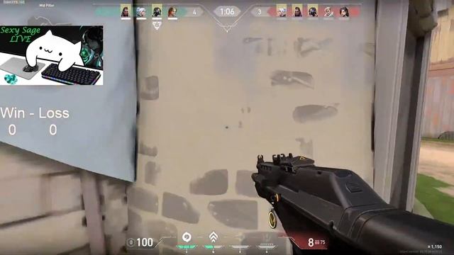 Valorant Live SexySage Hot Gameplay, main account ban for 7 days sadge life смотреть онлайн