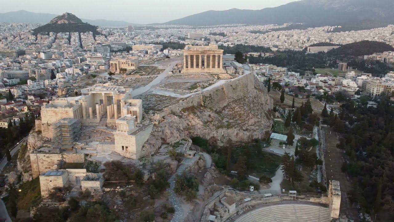 The Acropolis Mystery, Athens Drone view смотреть онлайн