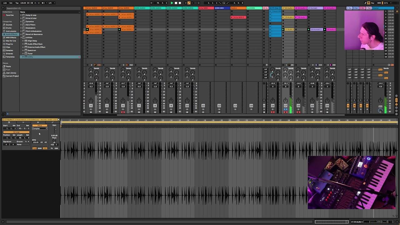 Пишу музыку с нуля. Minimal IDM (1). Ableton 11. MicroFreak Stellar.