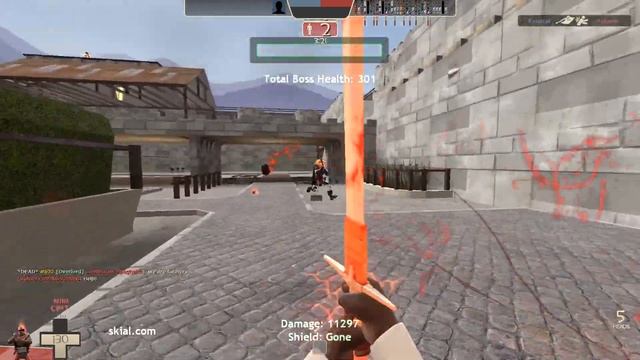 Team Fortress 2 | Saxton Hale Mode: 11,000+ Damage! смотреть онлайн