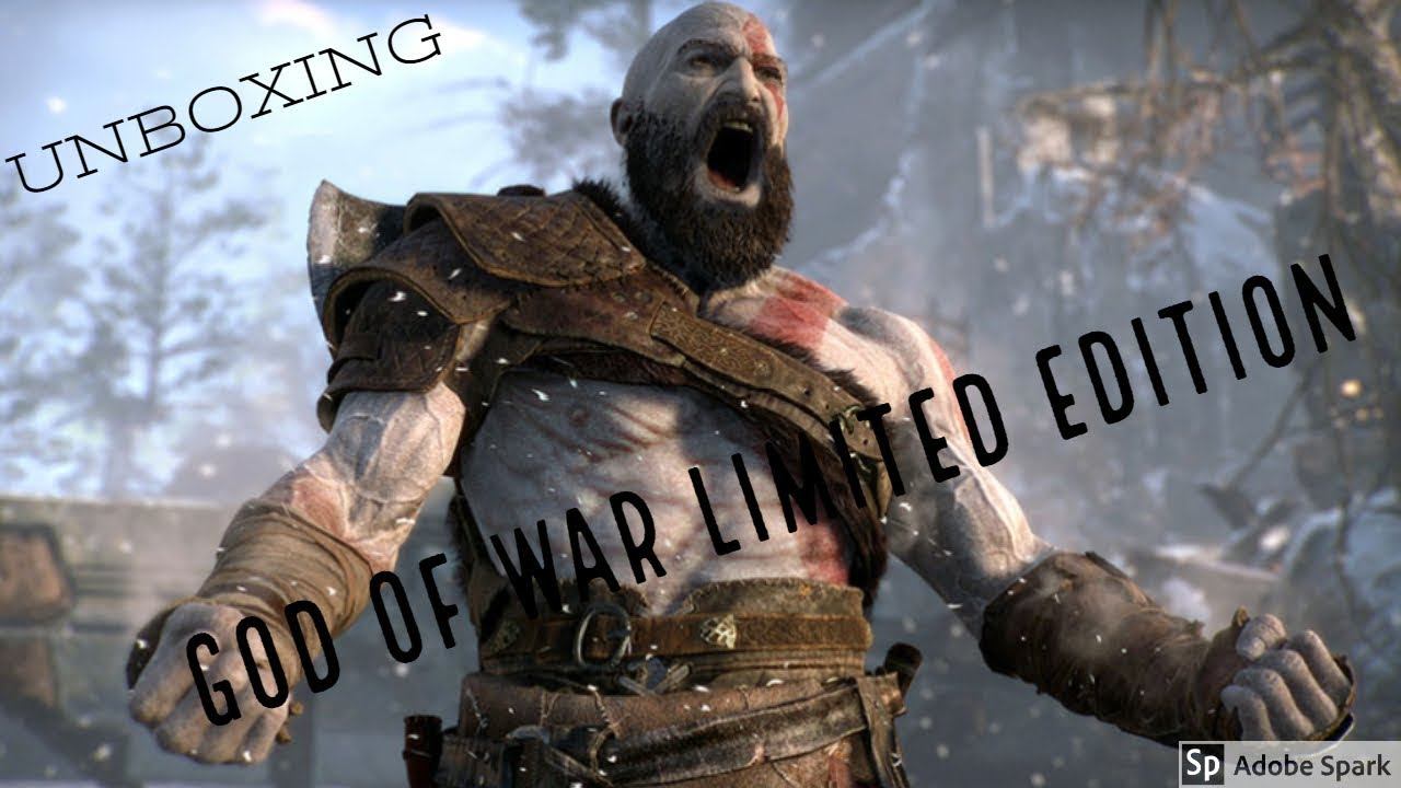 Unboxing God of War Limited Edition PS4 + Pop Funko kratos! (Game of the Year!) смотреть онлайн