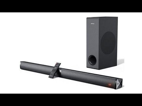 ANFLAG Soundbar for TV, 160W 2.1 CH Soundbar with Independent Subwoofer,37 Inches Soundbar for TV смотреть онлайн