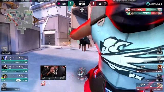KRU Shyy ACE Against G2 Esports | VCT Americas Kickoff 2024 смотреть онлайн