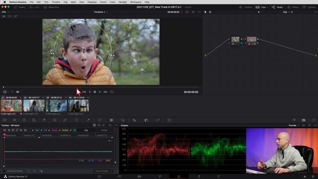 New TRACKING Feature in DaVinci Resolve 17.4.1! | Quick Tip Tuesday! смотреть онлайн