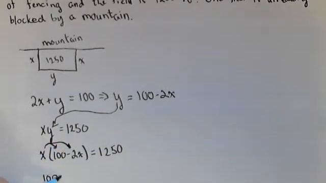 Finding the dimensions of a rectangular field with a quadratic function смотреть онлайн