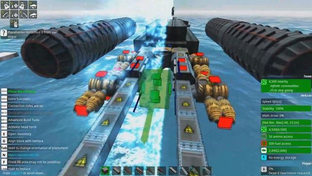 Laser Jet Fighter! ✈🔦 From the Depths, Let's Build смотреть онлайн