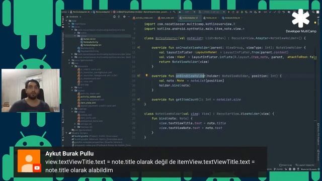 Showing List | Necati Sözer | Android Kampı #4