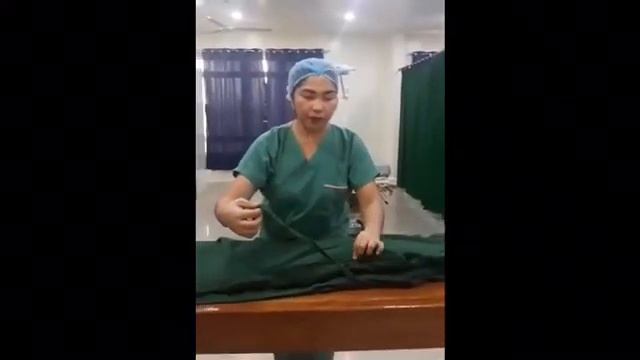 OR gown folding смотреть онлайн