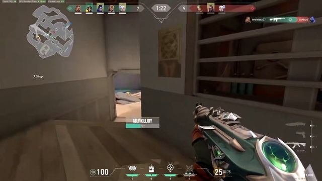 Valorant Gameplay ;) with New FORSAKEN Vandal in Brezze Map смотреть онлайн