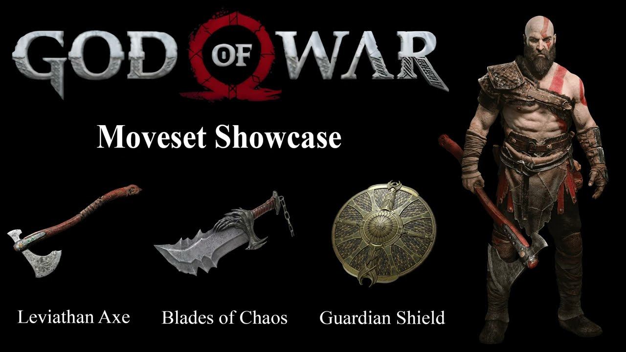 【God of War】Kratos' Moveset Basic Moves, Skills and Runic Attacks Showcase смотреть онлайн