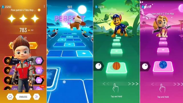 Paw patrol Best of - Rider - Rubble - Chase - Skye !! Tiles hop EDM Rush #pawpatrol #pawpatrolgame смотреть онлайн