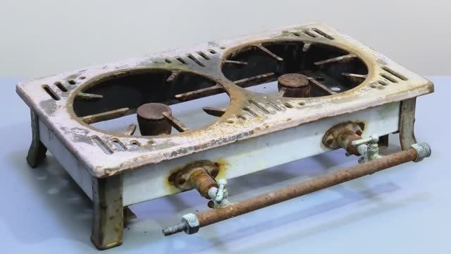 Реставрация двухконфорочной плиты Junker & Ruh смотреть онлайн