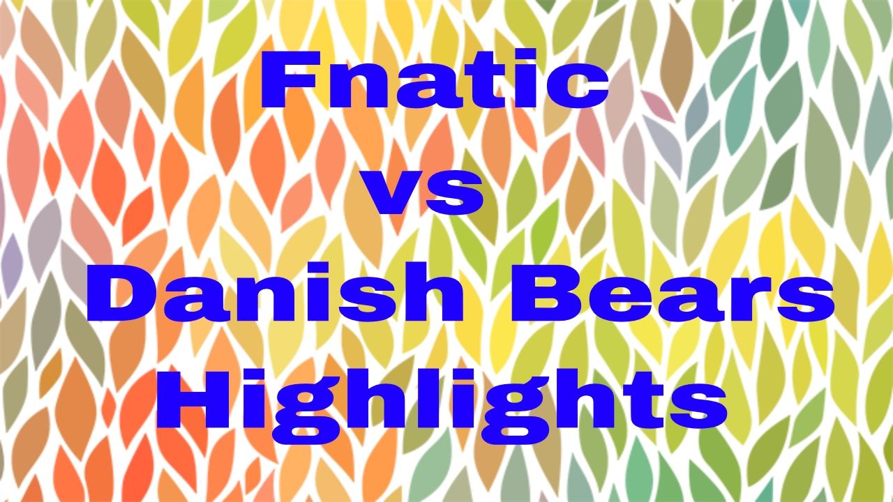Dota 2 :Fnatic vs Danish Bears Highlights (ZOTAC CUP MASTERS) смотреть онлайн