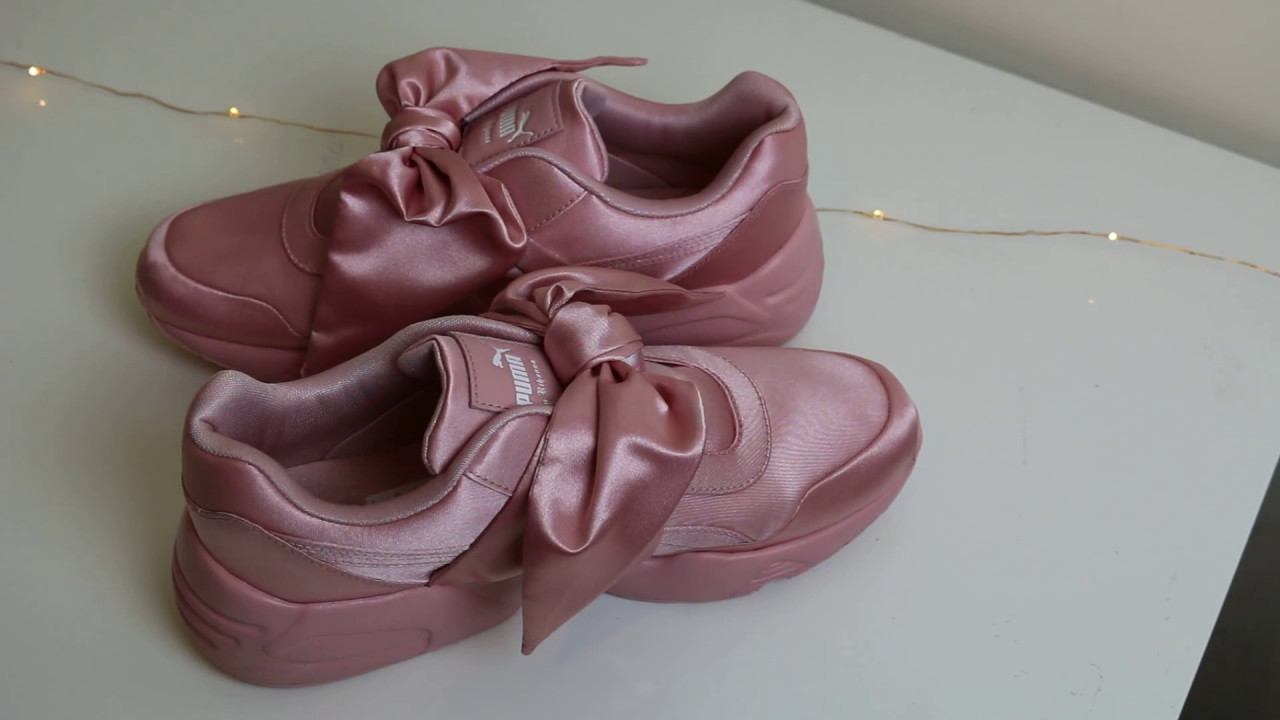 Rihanna Fenty Puma Bow Trainers Unboxing смотреть онлайн