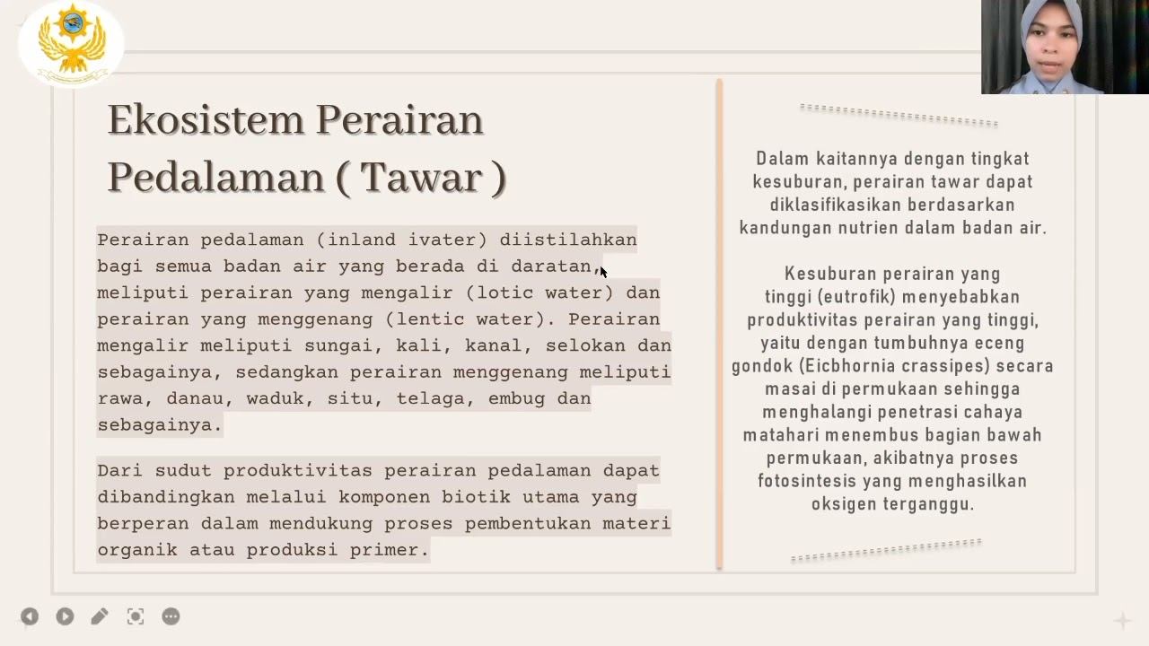 Produktivitas Perairan di Berbagai Ekosistem смотреть онлайн
