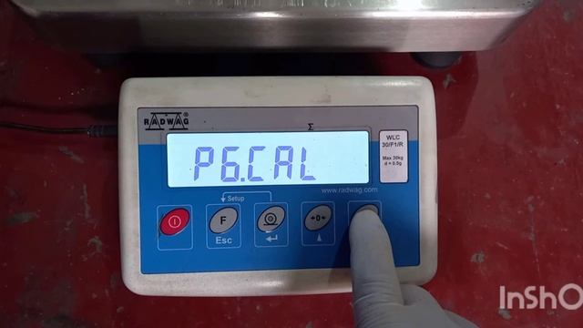 Ajuste (calibración) balanza Radwag modelo: WLC 30/F1/R calibration weight scale смотреть онлайн