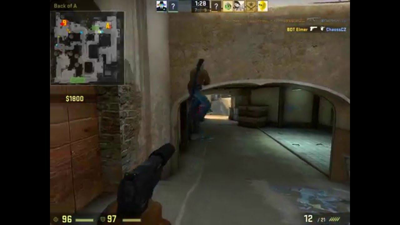 CSGO: ONLY HEADSHOT ACE AFTER PLANT!! 1v5 and BOT juan deag! смотреть онлайн