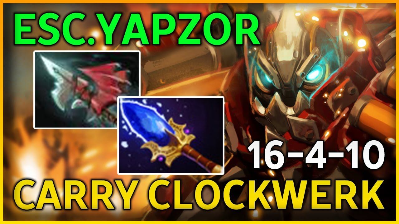 YapzOr - 7K Offlane Clockwerk - CARRY CLOCKWERK | Dota 2 VOD Full Game Pro Guide Gameplay смотреть онлайн