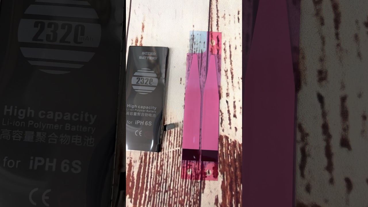Аккумулятор Bozed увеличенной емкости 2320 мАч для Apple iPhone 6S + клейкая лента смотреть онлайн