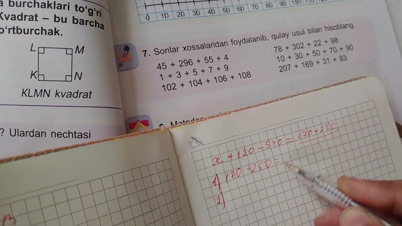 2~sinf Matematika 76~dars