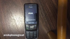 Samsung SGH-D880 - On, low battery, off