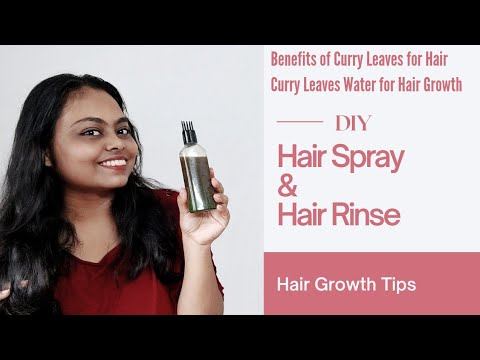 Curry Leaves Hair Spray for Fast Hair Growth | DIY Hair Serum & Toner | Magical water | Ananya Bose смотреть онлайн
