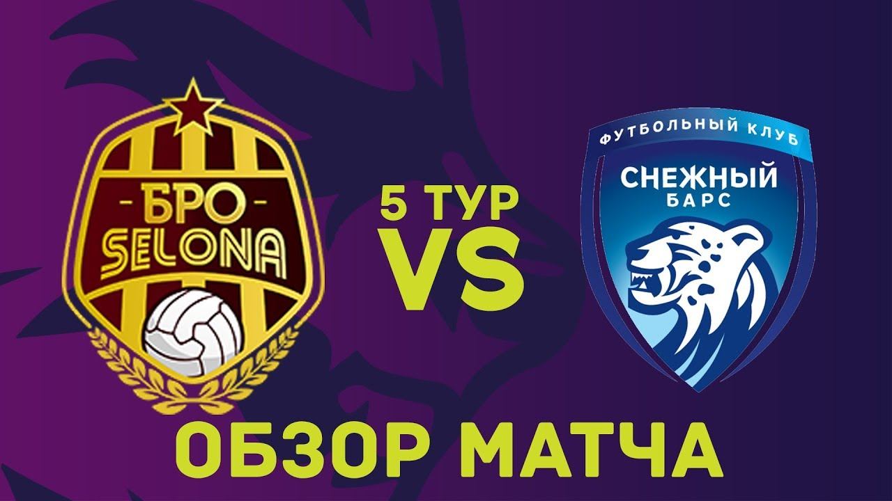 5 тур Чемпионата Лиги .Бро 18/19: Снежный Барс - БРО.selona. 22.12.2018 смотреть онлайн