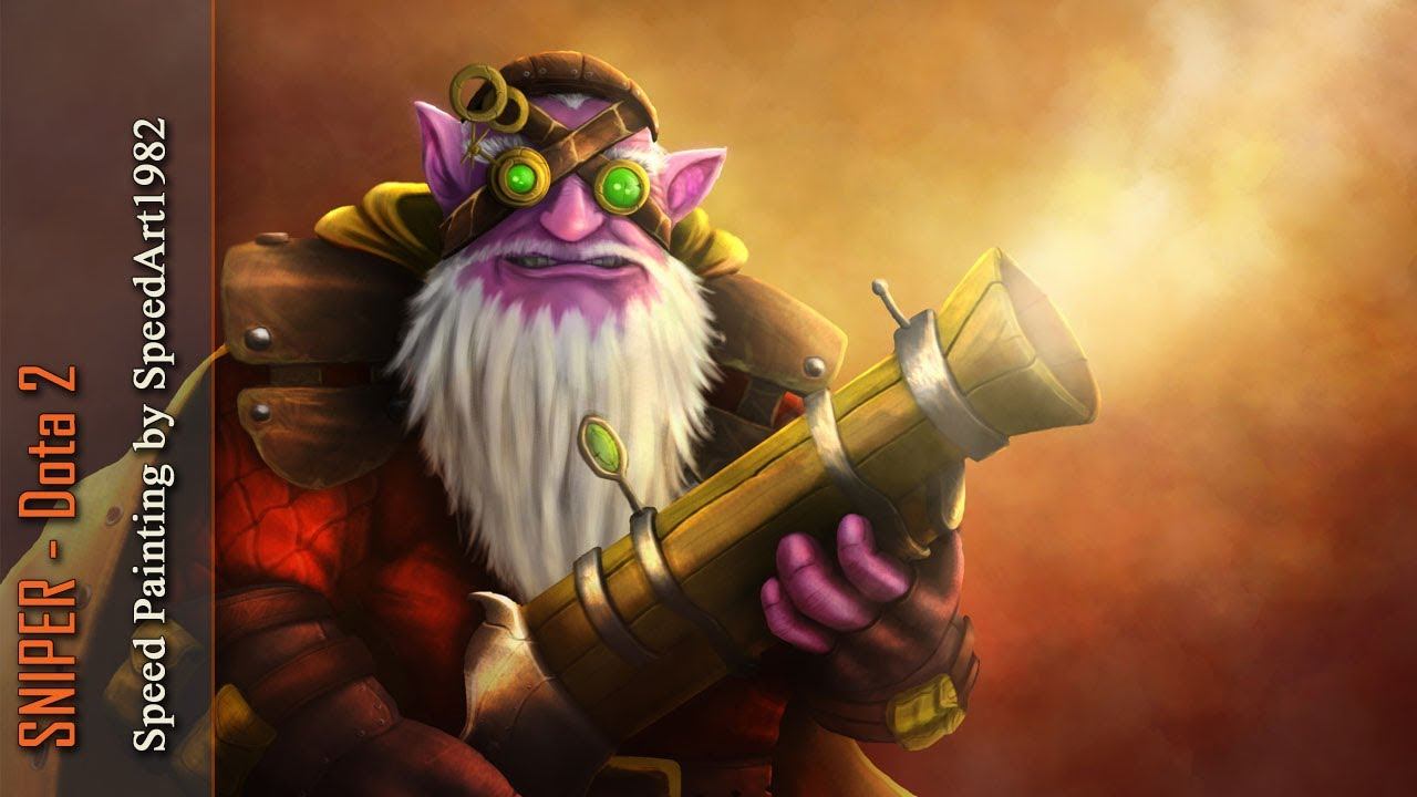 SNIPER, DOTA 2 - Speed Painting by SpeedArt1982 смотреть онлайн