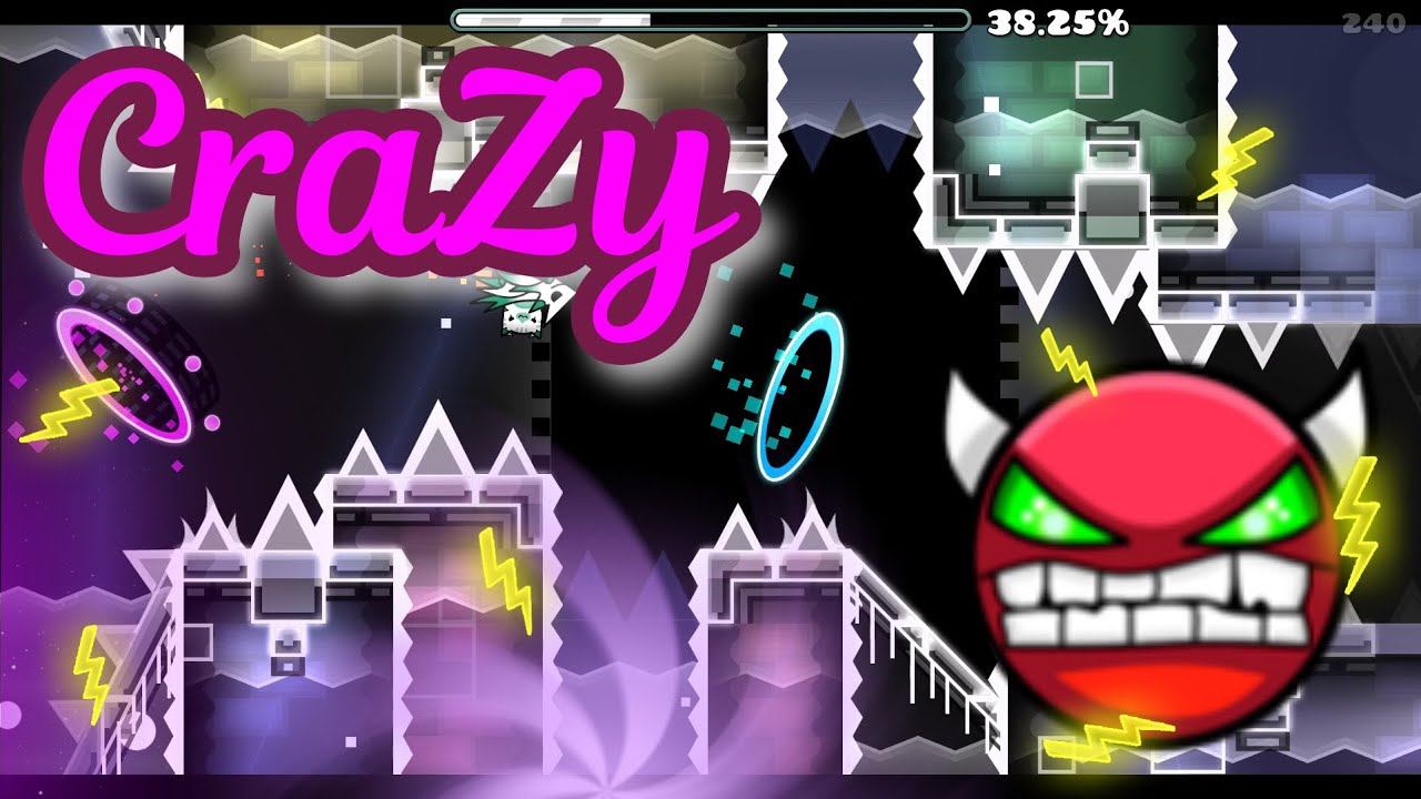 CraZy 100% By DavJT | Geometry Dash