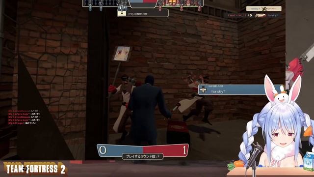 Пекора заметила себя в Team Fortress 2 [Hololive RU SUB]