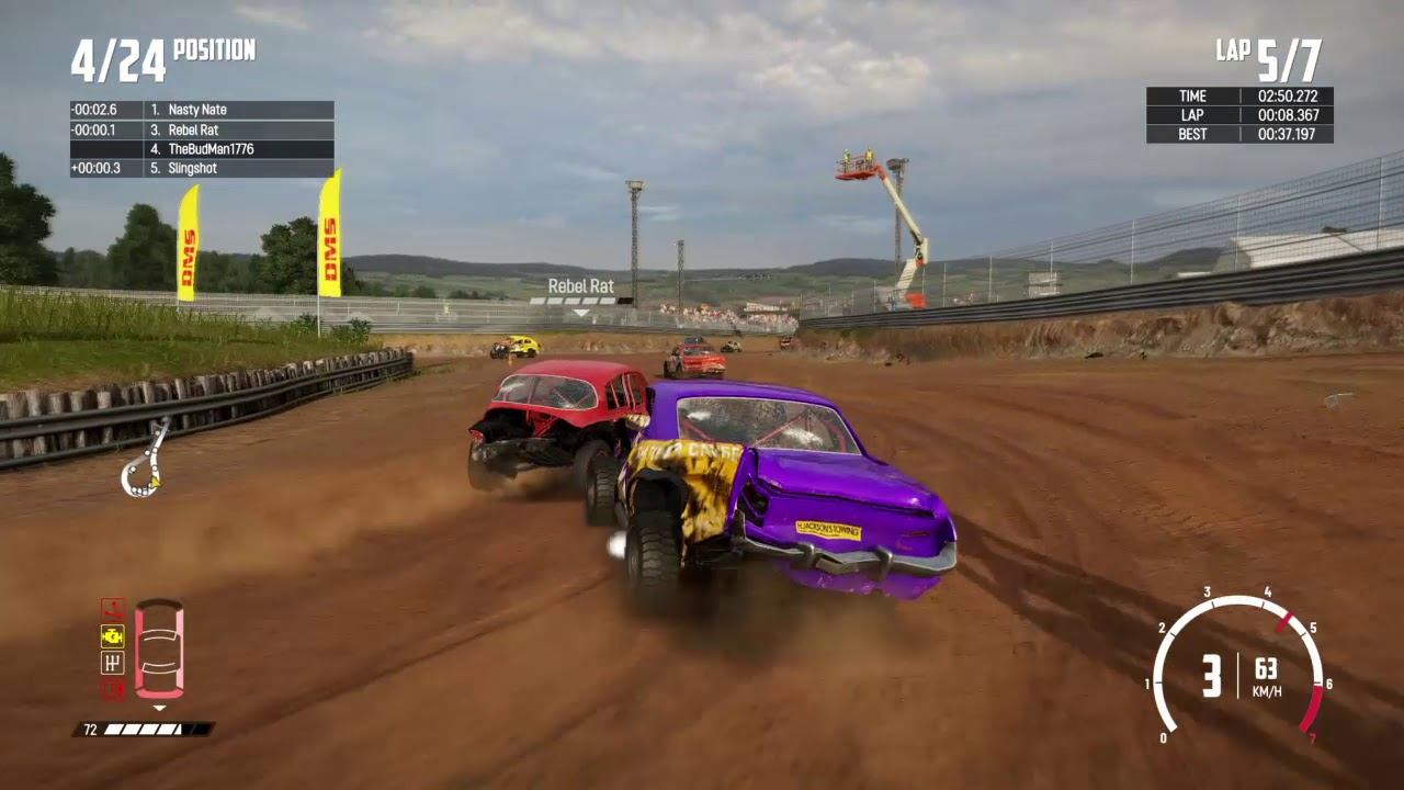 Wreckfest flat out track смотреть онлайн