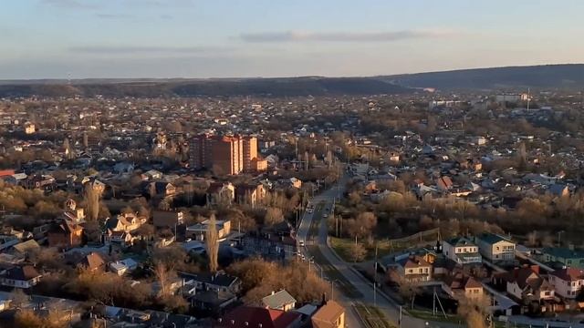 Смотрим на Пятигорск с горы Горячей