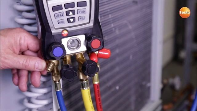 Testo 552  Вакууммирование холодильной системы Www.toolb.ru