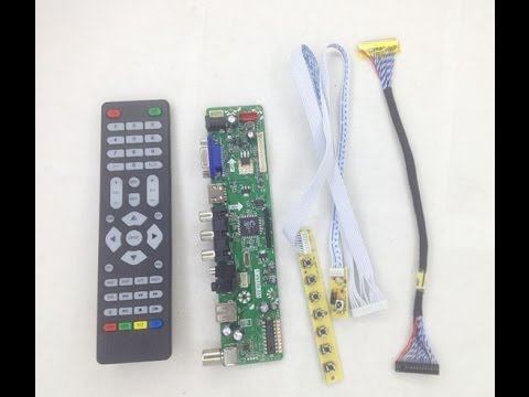 T.VST59.031 Universal LED / LCD Board Installation Tutorial ( Part 2 ) смотреть онлайн