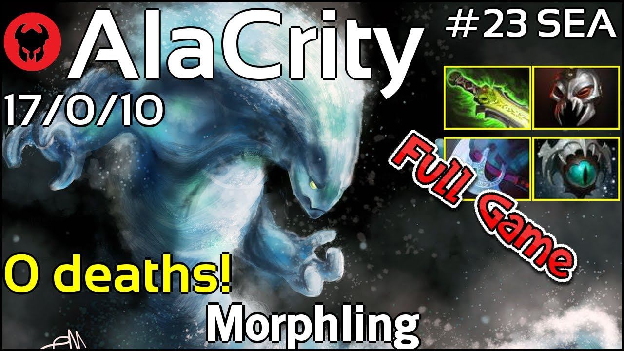 0 deaths! AlaCrity plays Morphling!!! Dota 2 Full Game 7.21 смотреть онлайн