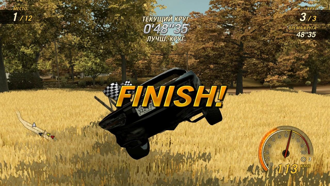 Прохождение игры FlatOut Ultimate Garnage 21-я серия Урааааа мы первые смотреть онлайн