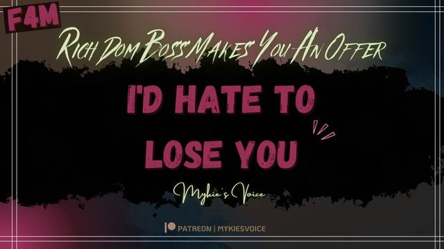 ASMR | Rich Dom Boss makes you an Offer🤔🖤 (F4M) [Power Dynamic] [Bossy Employer] [GF Roleplay] смотреть онлайн