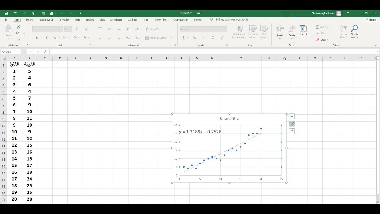 التنبؤ بواسطة برنامج الإكسل Forecast ( Extrapolation) with Excel смотреть онлайн