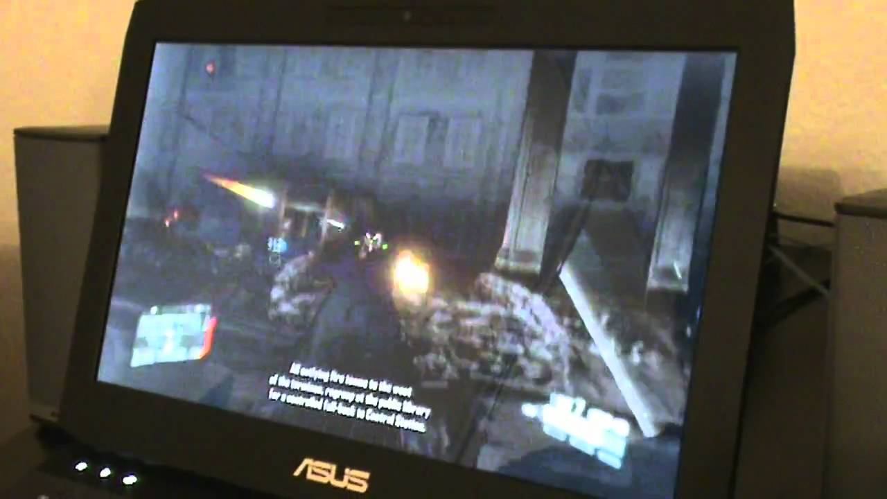 Asus G53SW Gameing notebook (Crysis 2 gameplay) смотреть онлайн