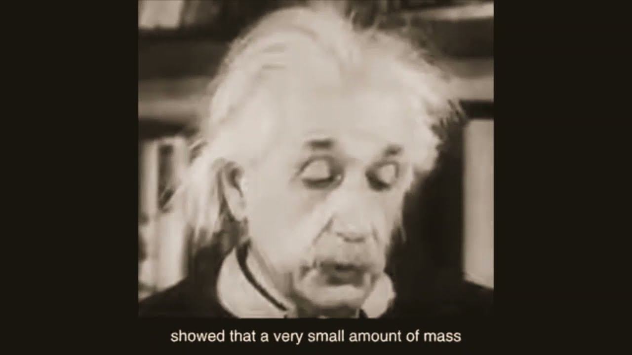 Albert Einstein explains E = mc2 | Theory of relativity смотреть онлайн