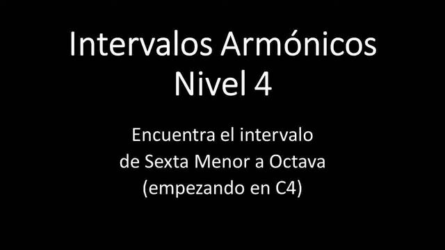 Intervalos Armónicos Nivel 4 смотреть онлайн