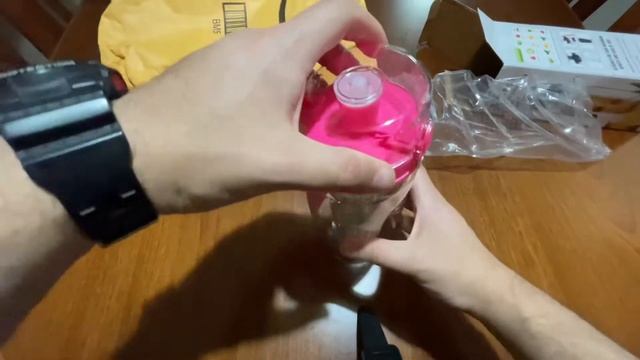 Unboxing Willceal Fruit Infuser Water Bottle Pink Color