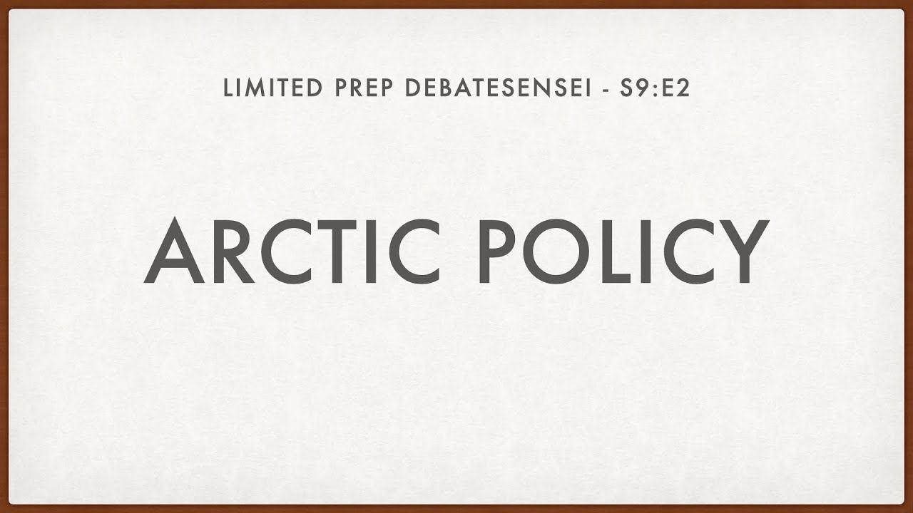 The Arctic Region: DebateSensei S9:E1 смотреть онлайн