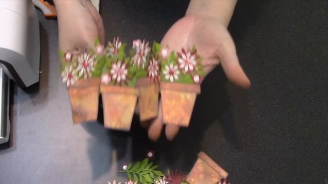 Cardmaking with Dies: Pop up Flower Pots + Save the Crafty YouTuber Video Hop смотреть онлайн